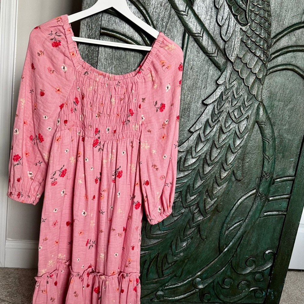 Old Navy Pink Floral Kids Dress